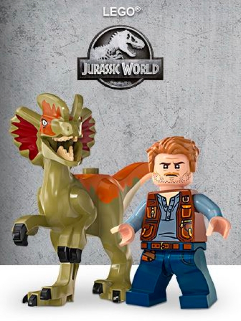 logo Lego Jurassic World