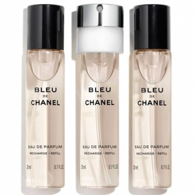 Tactiel gevoel Maak plaats Beweren Chanel Bleu de Chanel 3x20ml Eau de parfum reisverstuiver navulling Heren  kopen?